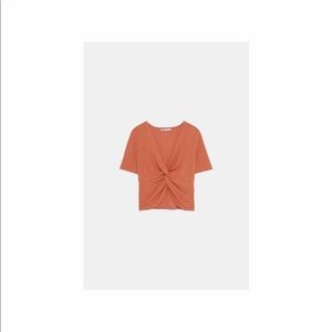 zara knotted top